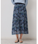 【&yours project／S～L】レース柄フレアスカート
