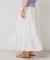 【軽い着心地／インド綿】ティアードロングスカート