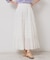 【軽い着心地／インド綿】ティアードロングスカート