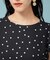 【袖ラッフル／S～L】ドットワンピース
