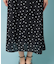 【袖ラッフル／S～L】ドットワンピース