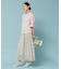 【きれいめ／定番シルエット】スタンドネックブラウス