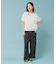 【オーガンジーラッフル】大人フェミニンTシャツ
