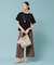 【オーガンジーラッフル】大人フェミニンTシャツ