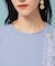 【オーガンジーラッフル】大人フェミニンTシャツ
