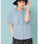 【お顔周り華やか／秋まで着られる】ケープカラーブラウス