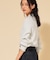 【COLLECTION LINE】フリルラメニット