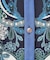 【COLLECTION LINE】オリエンタルパネル柄ブラウス
