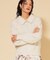 【COLLECTION LINE】衿付きパール調ニット