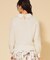 【COLLECTION LINE】衿付きパール調ニット