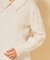 【COLLECTION LINE】衿付きパール調ニット