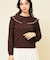【COLLECTION LINE】透かしパール調ニット
