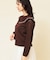 【COLLECTION LINE】透かしパール調ニット