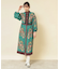 【COLLECTION LINE】オリエンタルパネル柄ワンピース