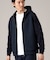 【Made in JAPAN】ニットスリーブ ジップアップ パーカ