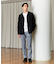 【Made in JAPAN】播州織 ヘリンボン ストレート パンツ
