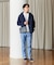 【Made in JAPAN】播州織 ヘリンボン ストレート パンツ