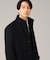 【ウールカシミヤブレンド】ビーバー調 スタンドカラー コート