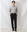 【ON/OFF対応】メランジ シャークスキン ストレッチ パンツ / セットアップ