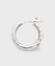【MADE IN JAPAN】サークルフープシルバーピアス