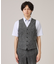 【抗菌防臭】COOL DOTS（R）グレンチェック ベスト