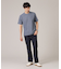 【尾州織/Made in JAPAN】メランジ Tシャツ