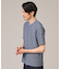 【尾州織/Made in JAPAN】メランジ Tシャツ