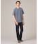 【尾州織/Made in JAPAN】メランジ Tシャツ