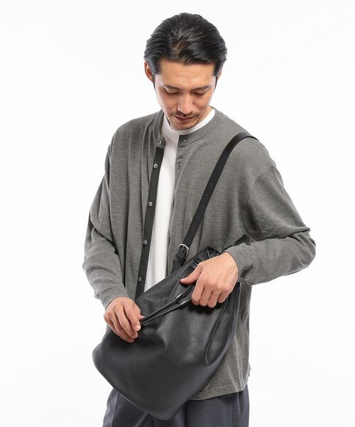 タケオキクチ THE FLAGSHIP キャンバスコンビ ボンサック THE FLAGSHIP】レザーボンサック｜タケオキクチの通販｜&mall