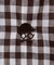【LIMITED】ワンポイント刺繍 綿麻チェック 半袖シャツ