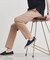 【LIMITED】ワンダーシェイプ 360°ストレッチ テーパードスキニーチノパンツ