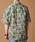 【Sサイズ～】フラワープリント半袖シャツ