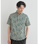 【COOL CITY WEAR】籠目アート柄 サッカーシャツ /通気性