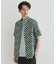 【COOL CITY WEAR】籠目アート柄 サッカーシャツ /通気性