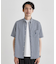 【COOL CITY WEAR】ストライプジャージ ボタンダウンシャツ /接触冷感