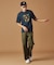 【Sサイズ～】レゲエ調プリント半袖Tシャツ