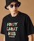 【Sサイズ～】レゲエ調プリント半袖Tシャツ