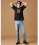 【Sサイズ～】レゲエ調プリント半袖Tシャツ