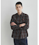 【LIMITED】ダークチェック長袖シャツ
