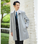 カシミヤブレンド ビーバー調ステンカラーコート