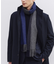 【洗えるカシミヤ】 カシミヤ100 4面分割マフラー