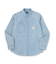 【BOWLER HAT LABEL】Tエンブレム デニムシャツ