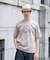 【BOWLER HAT LABEL】アイスクリアコットン ワンストローク 半袖Tシャツ