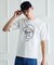 【BOWLER HAT LABEL】アイスクリアコットン ワンストローク 半袖Tシャツ