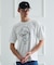 【BOWLER HAT LABEL】アイスクリアコットン ワンストローク 半袖Tシャツ