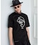 【BOWLER HAT LABEL】アイスクリアコットン ワンストローク 半袖Tシャツ