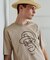 【BOWLER HAT LABEL】アイスクリアコットン ワンストローク 半袖Tシャツ