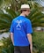 【BOWLER HAT LABEL】アイスクリアコットン バッククロスピストル 半袖Tシャツ
