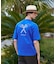【BOWLER HAT LABEL】アイスクリアコットン バッククロスピストル 半袖Tシャツ