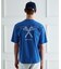【BOWLER HAT LABEL】アイスクリアコットン バッククロスピストル 半袖Tシャツ